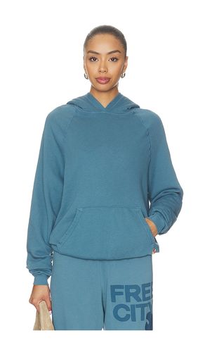 Basicgoodness Fluff Hoodie in Blue. - size 2 (also in 3) - Free City - Modalova