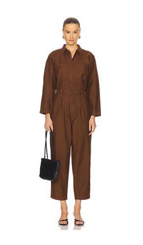 Standaway Pocket Jumpsuit in Brown. - size S (also in XS) - FRAME - Modalova