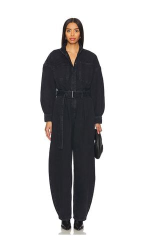 The Cocoon Jumpsuit in Black. - size L (also in M, S, XL, XS) - FRAME - Modalova