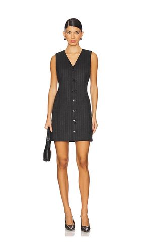 Pinstripe Suiting Dress in Grey. - size L (also in M) - FRAME - Modalova