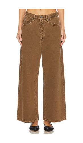 Le Long Baggy Wide Leg in Brown. - size 24 (also in 26, 28, 29, 30, 31, 32, 33, 34) - FRAME - Modalova