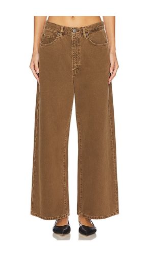 Le Long Baggy Wide Leg in Brown. - size 26 (also in 34) - FRAME - Modalova