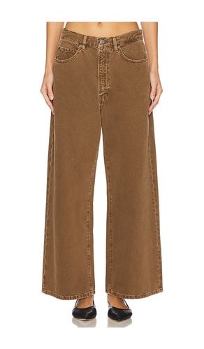 Le Long Baggy Wide Leg in Brown. - size 28 (also in 29, 30, 31, 32, 33, 34) - FRAME - Modalova