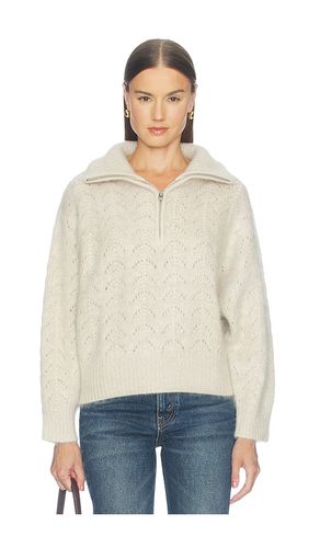 PULLOVER MIT REISSVERSCHLUSS THE AIRY LUREX ZIP SWEATER in . Größe M. Also in S, XS - FRAME - Modalova