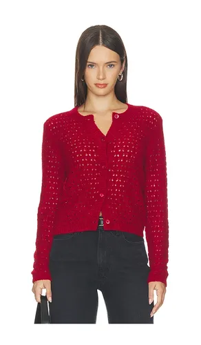 The Chenille Cardi in Red. - size L (also in M, S, XS) - FRAME - Modalova