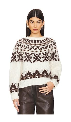 Fairisle Sweater in Cream. - size L (also in M, S, XL, XS) - FRAME - Modalova