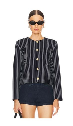 Button Front Jacket in Navy. - size L (also in M, S, XL, XS) - FRAME - Modalova