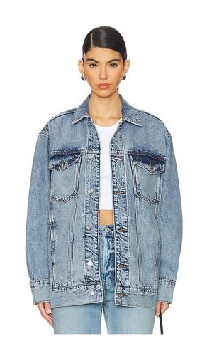 The Extended Jacket in Denim-Medium. - size S/M (also in L/XL, XXS/XS) - FRAME - Modalova