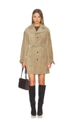 The Suede Trench Jacket in . Größe L. Also in M - FRAME - Modalova