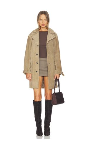 The Suede Trench Jacket in . Größe L. Also in M - FRAME - Modalova