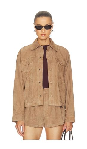 The Suede Utility Jacket in . Size M. Also in S, XS - FRAME - Modalova