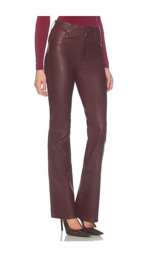 The Leather Reboot Pant in Burgundy. - size 25 (also in 26, 27, 28, 29) - FRAME - Modalova
