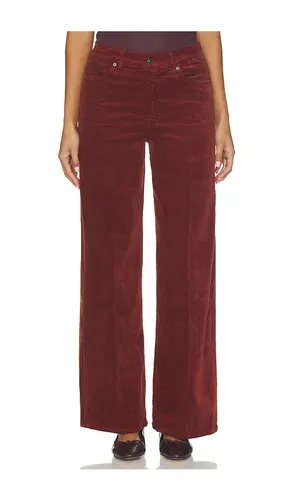 Le Slim Palazzo Pant in Red. - size 24 (also in 25, 26, 27, 28, 34) - FRAME - Modalova
