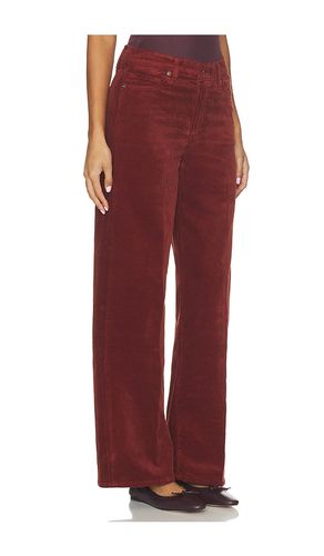 Le Slim Palazzo Pant in Red. - size 24 (also in 25, 26, 27, 28, 34) - FRAME - Modalova