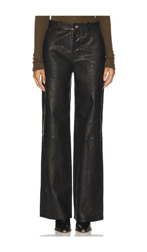 Relaxed Leather Trouser in . - size 0 (also in 10, 2, 4, 8) - FRAME - Modalova