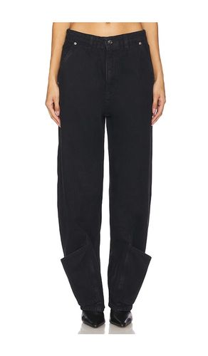 Tab Trouser in Black. - size 23 (also in 24, 25, 26, 27) - FRAME - Modalova