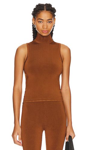 Shiny Turtleneck Tank in . Taglia S - FRAME - Modalova