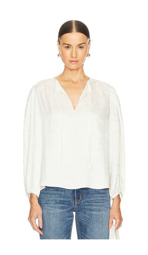 Blusa popover en color talla M en - Cream. Talla M (también en L, S, XL, XS) - FRAME - Modalova