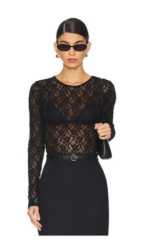 Mesh Lace Top in . - size L (also in M, XL, XS) - FRAME - Modalova