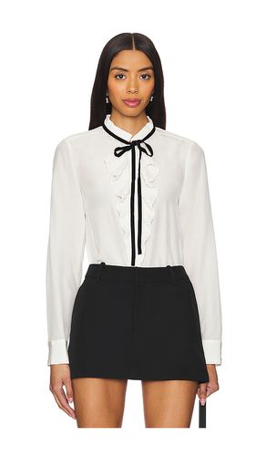 Tie Ruffle Blouse in . Taglia M, S - FRAME - Modalova