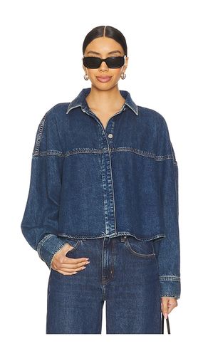 The Bubble Shirt in Blue. - size L (also in M, XS) - FRAME - Modalova