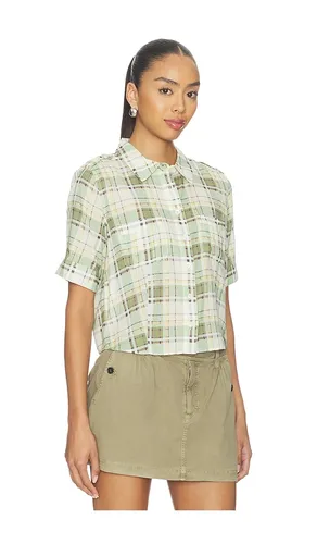 The Plaid Utility Shirt in Green. - size S (also in XS) - FRAME - Modalova
