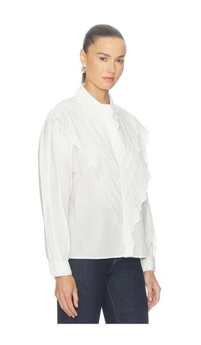 LANGÄRMELIGE BLUSE THE POPLIN EQUESTRIAN SHIRT in . Größe L. Also in S - FRAME - Modalova