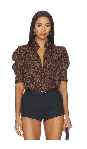 The Gillian Top in Brown. - size M (also in XS) - FRAME - Modalova