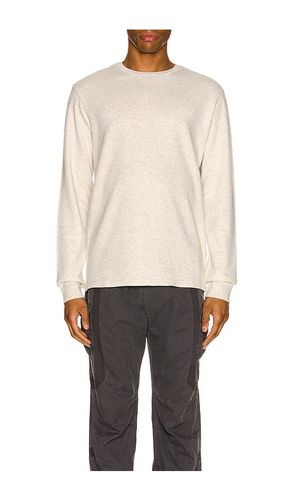 Longsleeve Duofold Crew in Nude. - size S (also in XL/1X, XXL/2X) - FRAME - Modalova