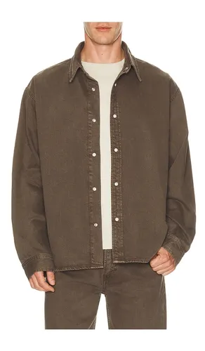 Relaxed Denim Overshirt in . Size S. Also in L, XL/1X, XXL/2X - FRAME - Modalova