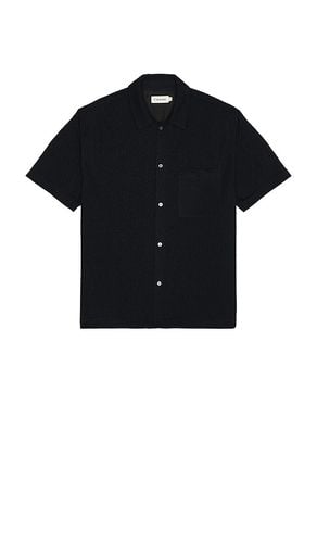 Camisa botones terry en color azul marino talla L en - Navy. Talla L (también en M, S, XL/1X) - FRAME - Modalova