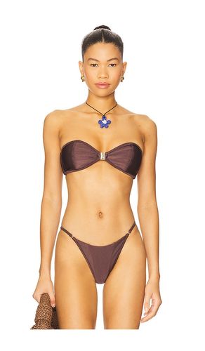 Tallara Bikini Top in Chocolate. - size M (also in XL) - FAE - Modalova