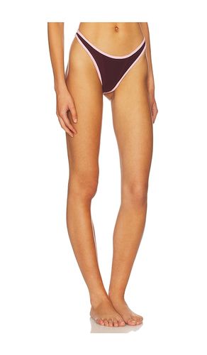 Hailey Bikini Bottom in Wine. - size L (also in M, S, XS) - FAE - Modalova