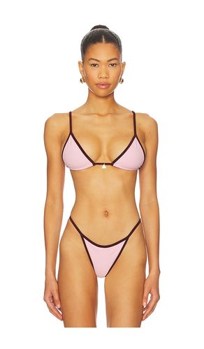Lumi Triangle Bikini Top in Pink. - size L (also in M, S) - FAE - Modalova