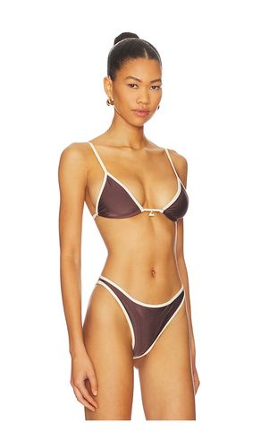 Lumi Triangle Bikini Top in Brown. - size L (also in M, S) - FAE - Modalova