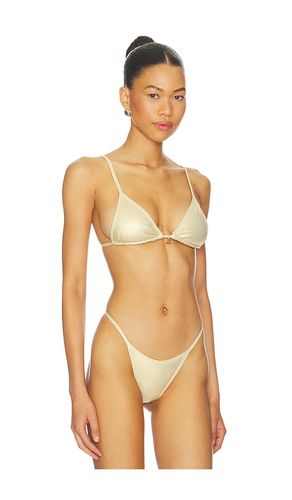 Lumi Bikini Top in Metallic . - size L (also in M, S) - FAE - Modalova
