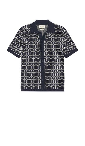 Zigger Shirt in Navy. - size L (also in M, XL/1X) - Far Afield - Modalova