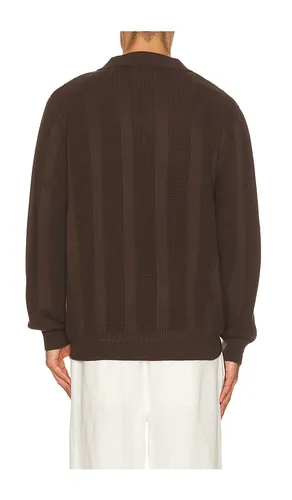 Clifford Knitted Polo in . - size L (also in M, S, XL/1X) - Far Afield - Modalova