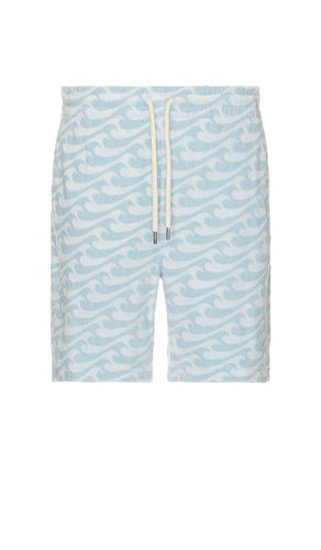 Cabana Towel Terry Sweat Short in Blue. - size L (also in M, S, XL/1X) - Faherty - Modalova