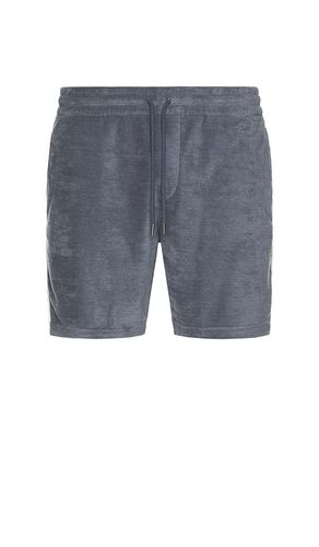Cabana Towel Terry Sweatshort in Slate. - size L (also in M, S, XL/1X) - Faherty - Modalova