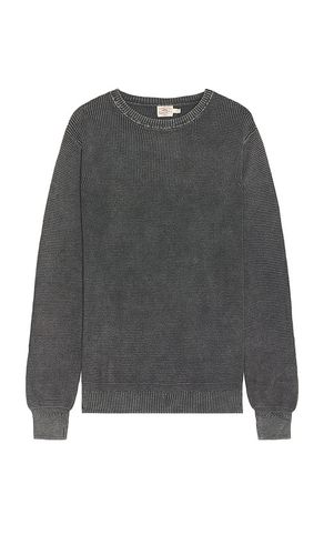 Sunwashed Crewneck in Charcoal. - size L (also in S, XL/1X) - Faherty - Modalova