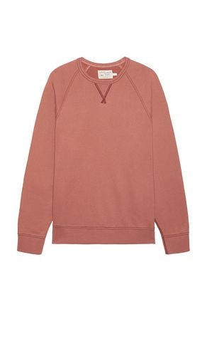 High Standard Fleece Crewneck in Pink. - size L (also in M, S, XL/1X) - Faherty - Modalova