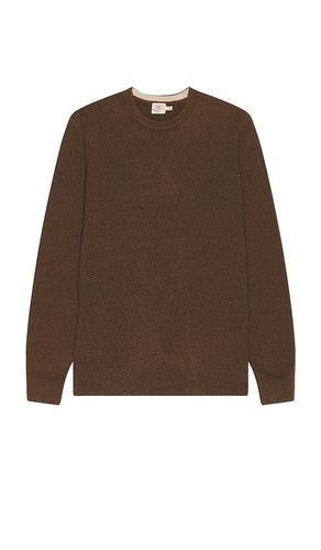 Jackson Crew Sweater in Brown. - size L (also in M, S, XL/1X) - Faherty - Modalova