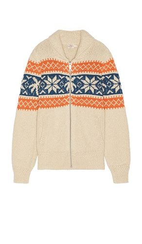 Surf To Snow Zip Cardigan in Brown. - size M (also in S) - Faherty - Modalova