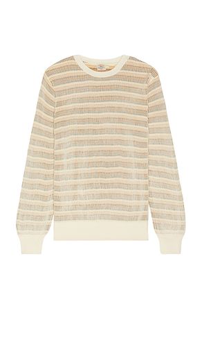 Sunwashed Crew Neck Sweater in Cream. - size M (also in S) - Faherty - Modalova