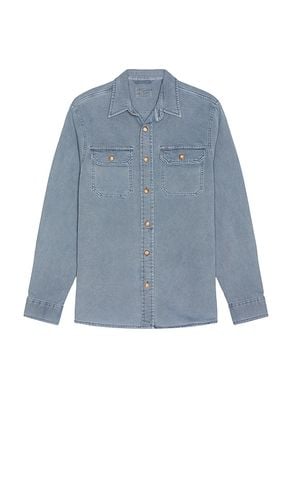 Sunwashed Shirt Jacket in Blue. - size M (also in S) - Faherty - Modalova