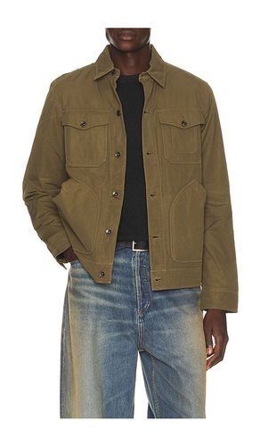 Frontier Trucker Jacket in Green. - size L (also in M, S, XL/1X) - Faherty - Modalova