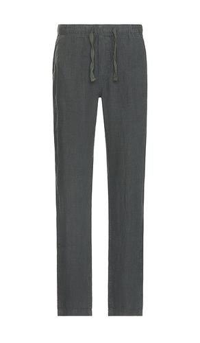 Linen Drawstring Pants in Black. - size L (also in M, S, XL/1X) - Faherty - Modalova