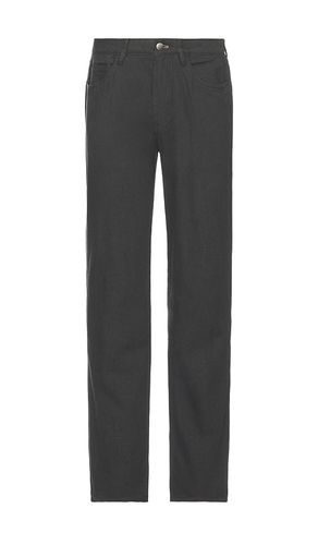 Movement Linen 5 Pocket Pant in Charcoal. - size 30x32 (also in 38x32) - Faherty - Modalova