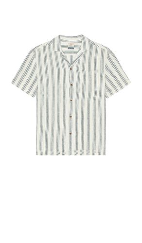 Short Sleeve Palma Linen Camp Shirt in Ivory. - size L (also in M, S, XL/1X) - Faherty - Modalova